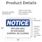 Signmission Wetland Area No Discharge Dumping Or Clearing, 14 in W x Rectangle, Vinyl Decal OS-2PACK-NS-D-1014-L-19038 - alternate 5
